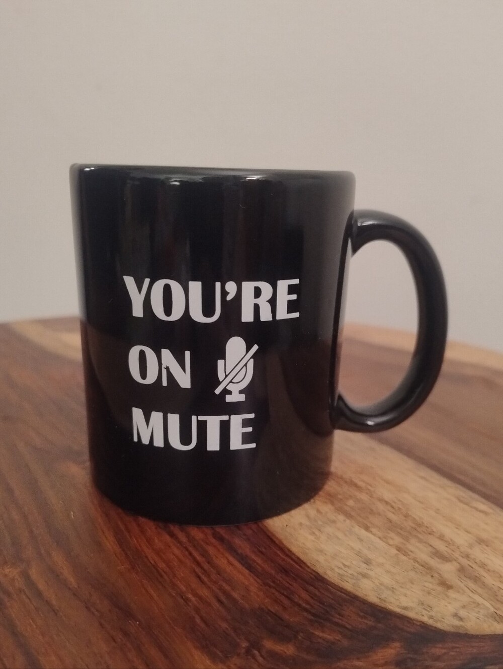 You’re On Mute Black Ceramic Mug